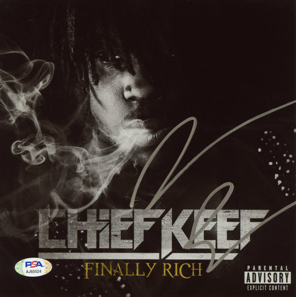 Chief Keef Signed Autographed 8x8 Photo “Finally Rich” PSA/DNA Authenticated