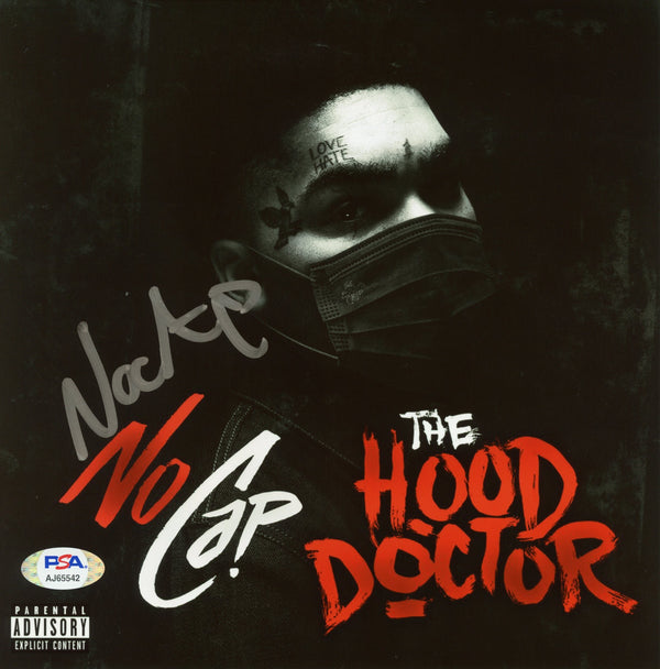 NoCap Signed Autographed 8x8 Photo "The Hood Doctor" PSA/DNA Authenticated