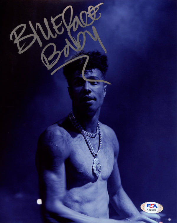 Blueface Signed Autographed 8x10 Photo PSA/DNA Authenticated