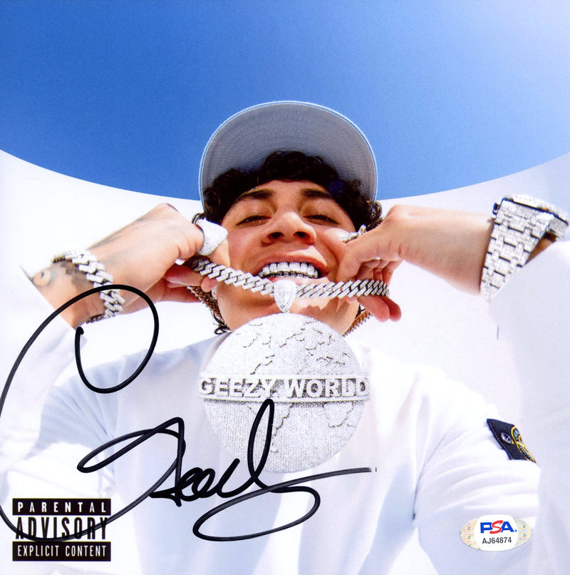 OhGeesy Signed Autographed 8x8 Photo "GEEZYWORLD" PSA/DNA Authenticated