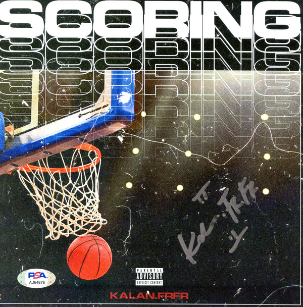 Kalan.FrFr Signed Autographed 8x8 Photo "Scoring" PSA/DNA Authenticated