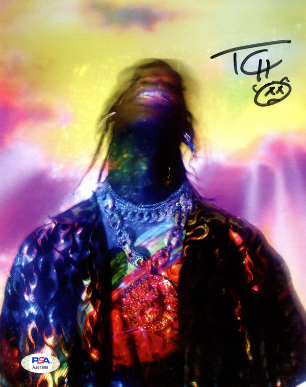 Travis Scott Signed Autographed 8x10 Photo PSA/DNA Authenticated