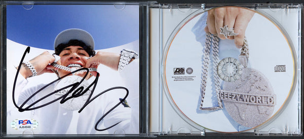 OhGeesy Signed Autographed CD "GEEZYWORLD" PSA/DNA Authenticated