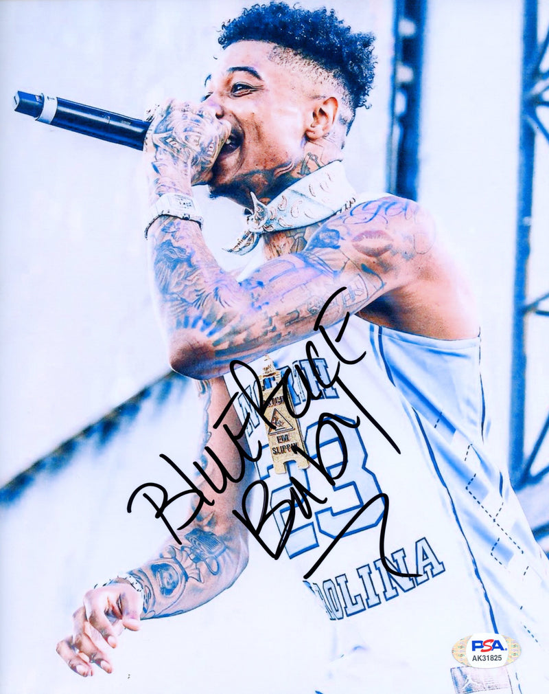 Blueface Signed Autographed 8x10 Photo PSA/DNA Authenticated