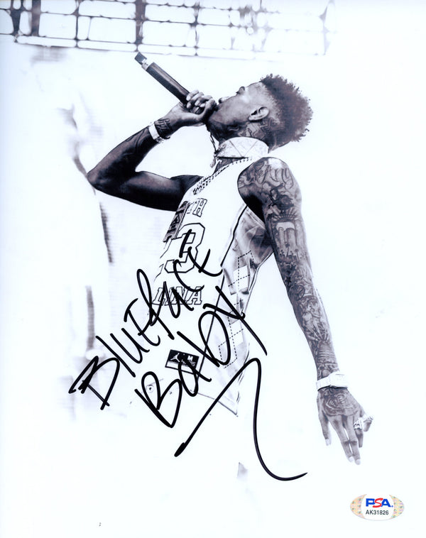 Blueface Signed Autographed 8x10 Photo PSA/DNA Authenticated