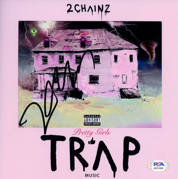 2 Chainz Signed Autographed 8x8 Photo “Pretty Girls Like Trap Music” PSA/DNA Authenticated