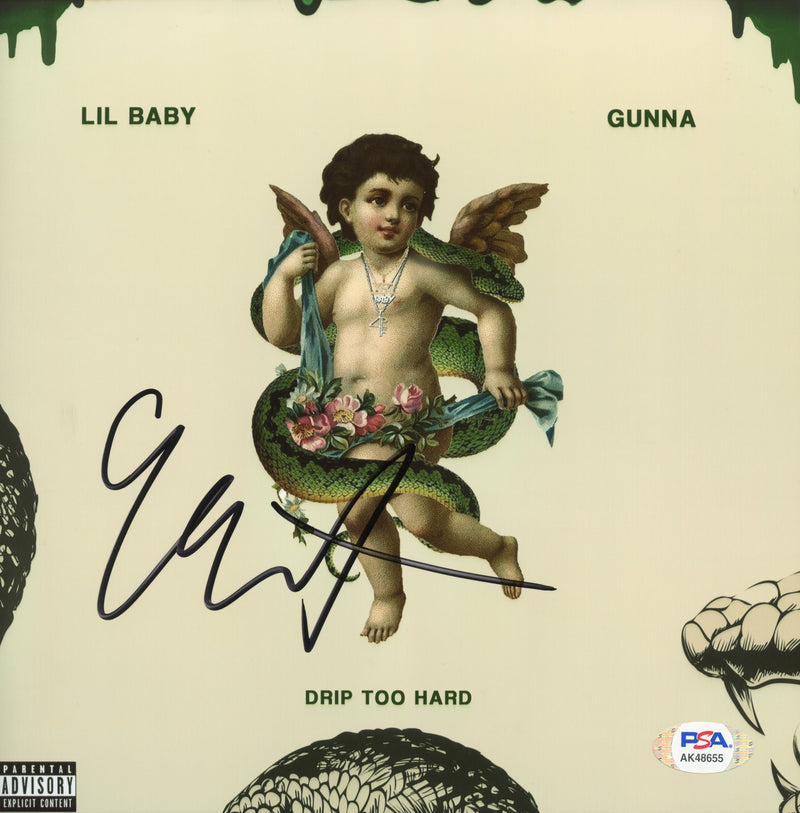 Gunna Signed Autographed 8x8 Photo "Drip Too Hard" PSA/DNA Authenticated