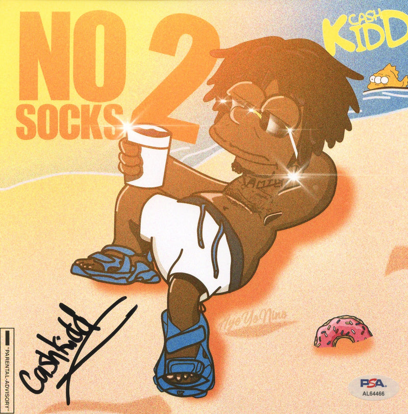 Cash Kidd Signed Autographed 8x8 Photo "No Socks 2" PSA/DNA Authenticated