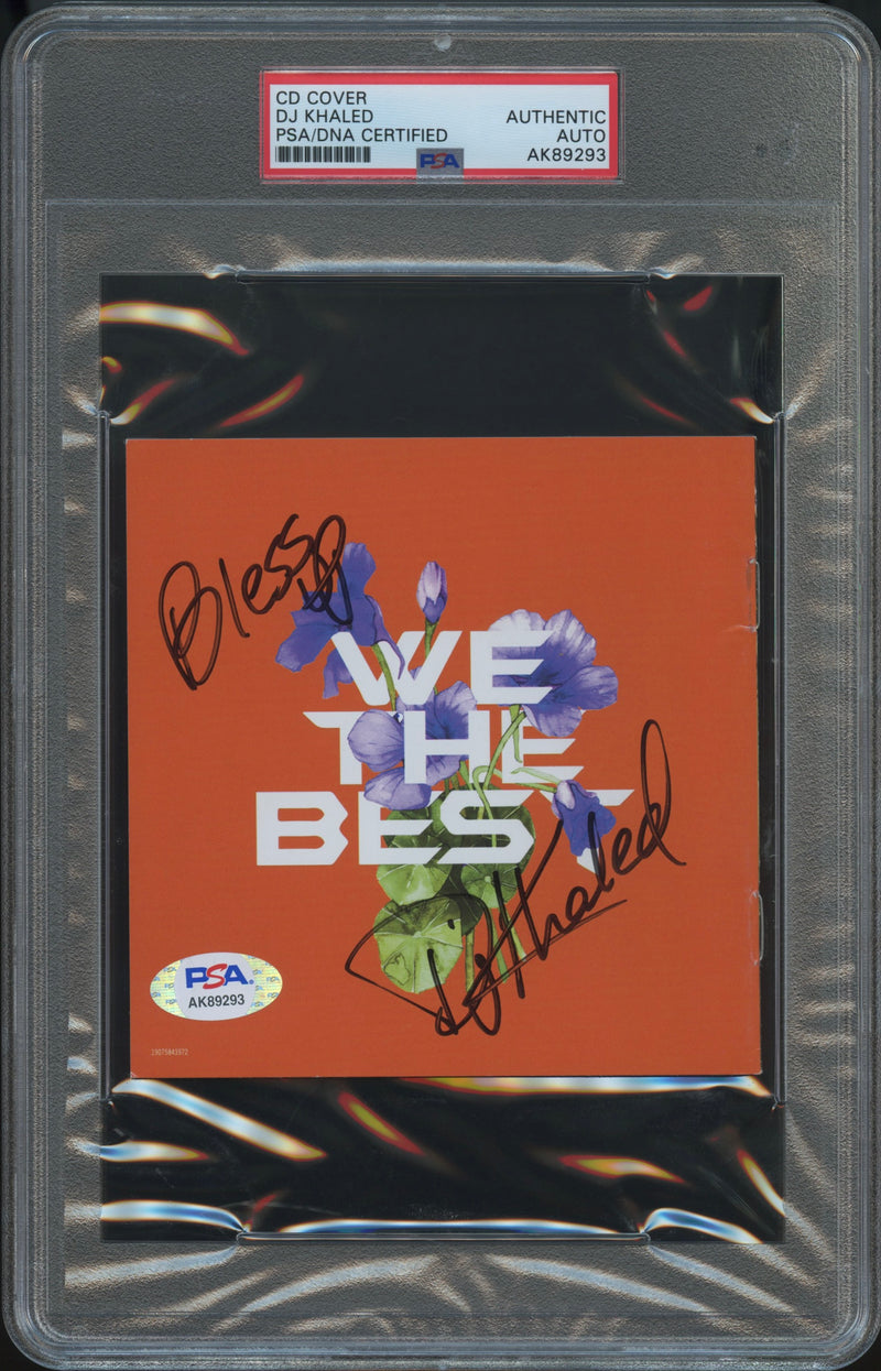 DJ Khaled Signed Autographed CD Cover "We The Best" PSA/DNA Authenticated