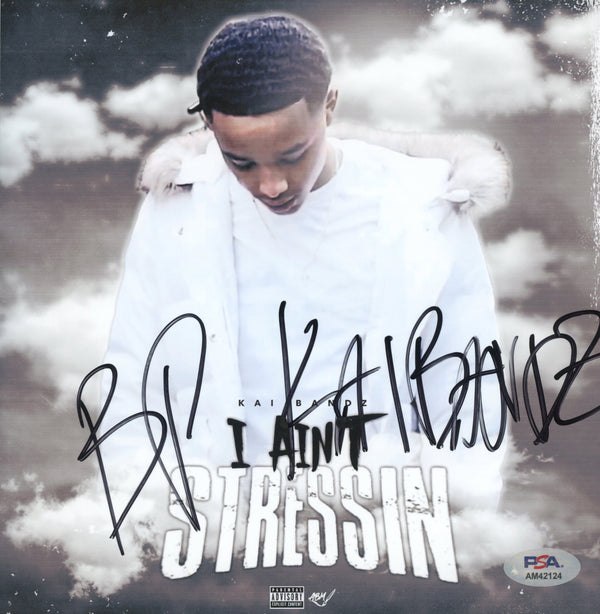 Kai Bandz Signed Autographed 8x8 Photo "I Ain't Stressin" PSA/DNA Authenticated