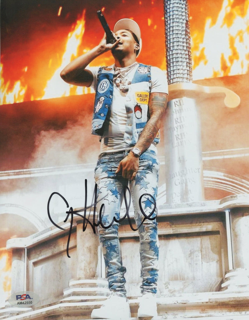 G Herbo Signed Autographed 8x10 Photo PSA/DNA Authenticated