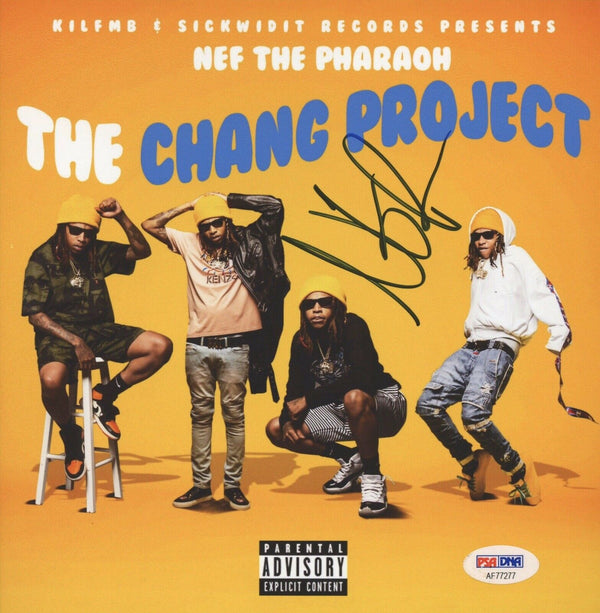 Nef The Pharaoh Signed Autographed 8x8 Photo "The Chang Project PSA/DNA Authenticated