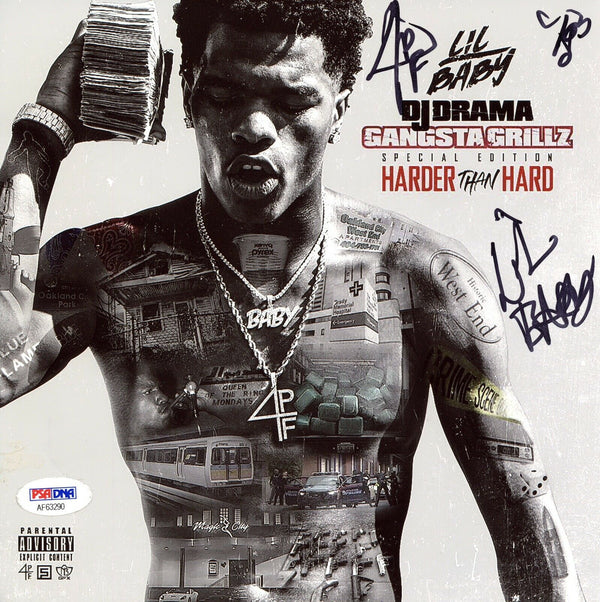 Lil Baby Signed Autographed 8x8 Photo “Harder Than Hard” PSA/DNA Authenticated