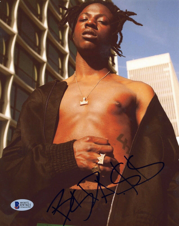 Joey Bada$$ Signed Autographed 8x10 Photo Beckett Authenticated