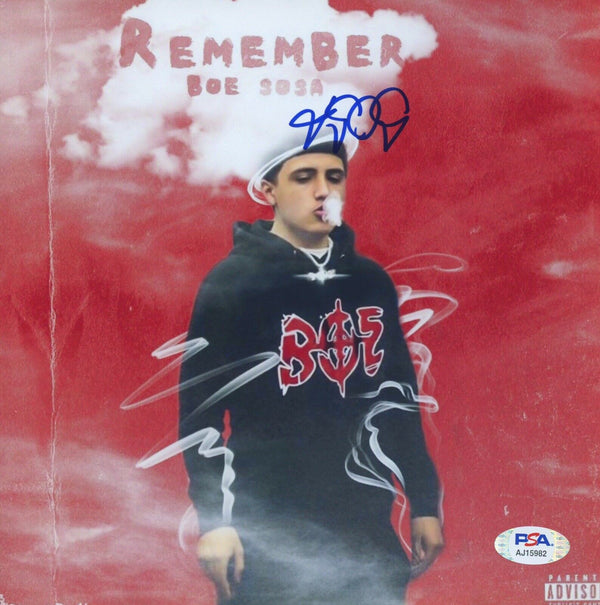 BOE Sosa Signed Autographed 8x8 Photo "Remember" PSA/DNA Authenticated